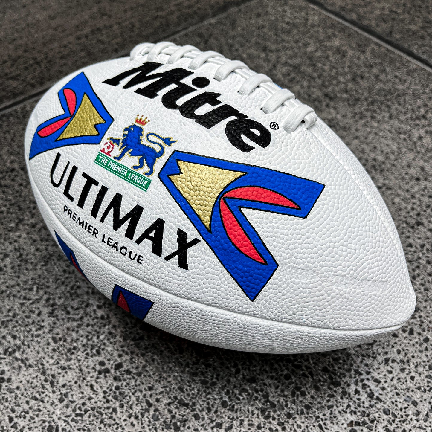 Hand-painted Mitre Ultimax Football Football