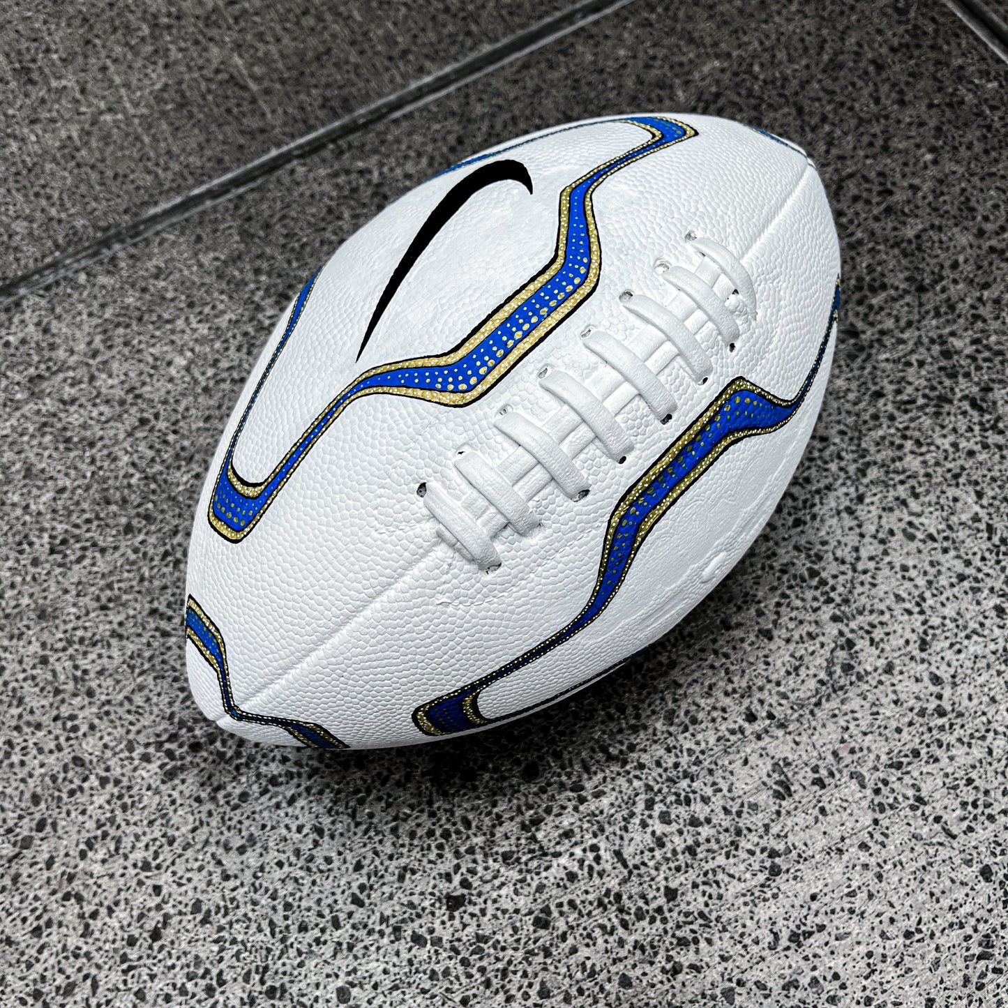 Hand-painted Nike Geo Merlin Football Football