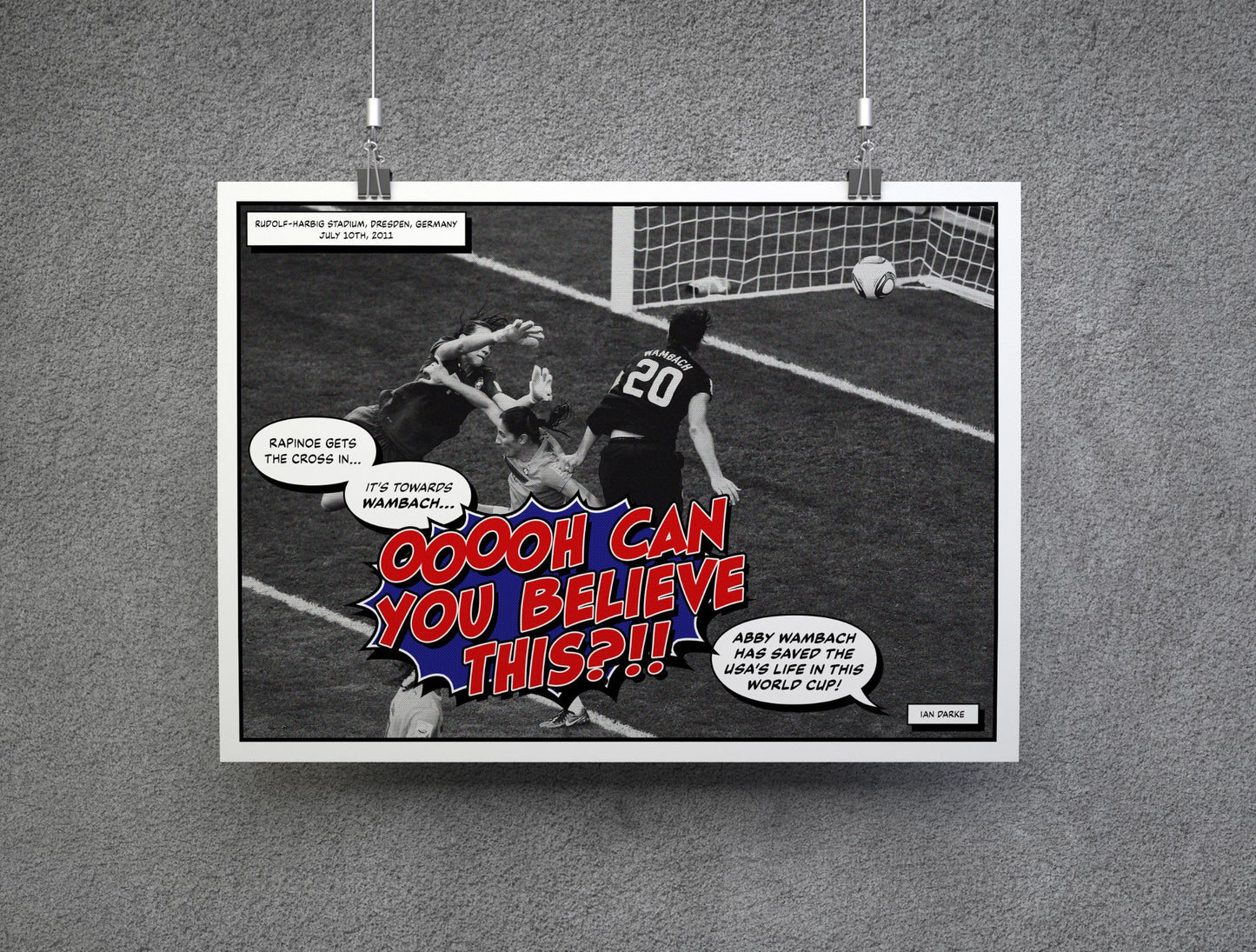 Abby Wambach Poster